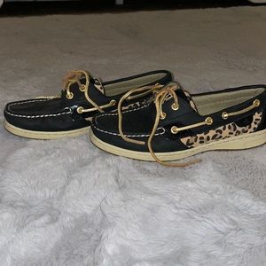 Sperry Rare cheeta print / black
